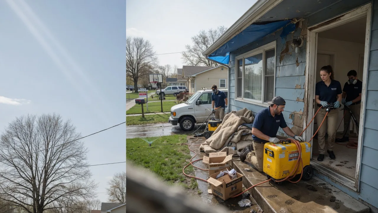 Basement Flood Cleanup in Lanesville, IN near me